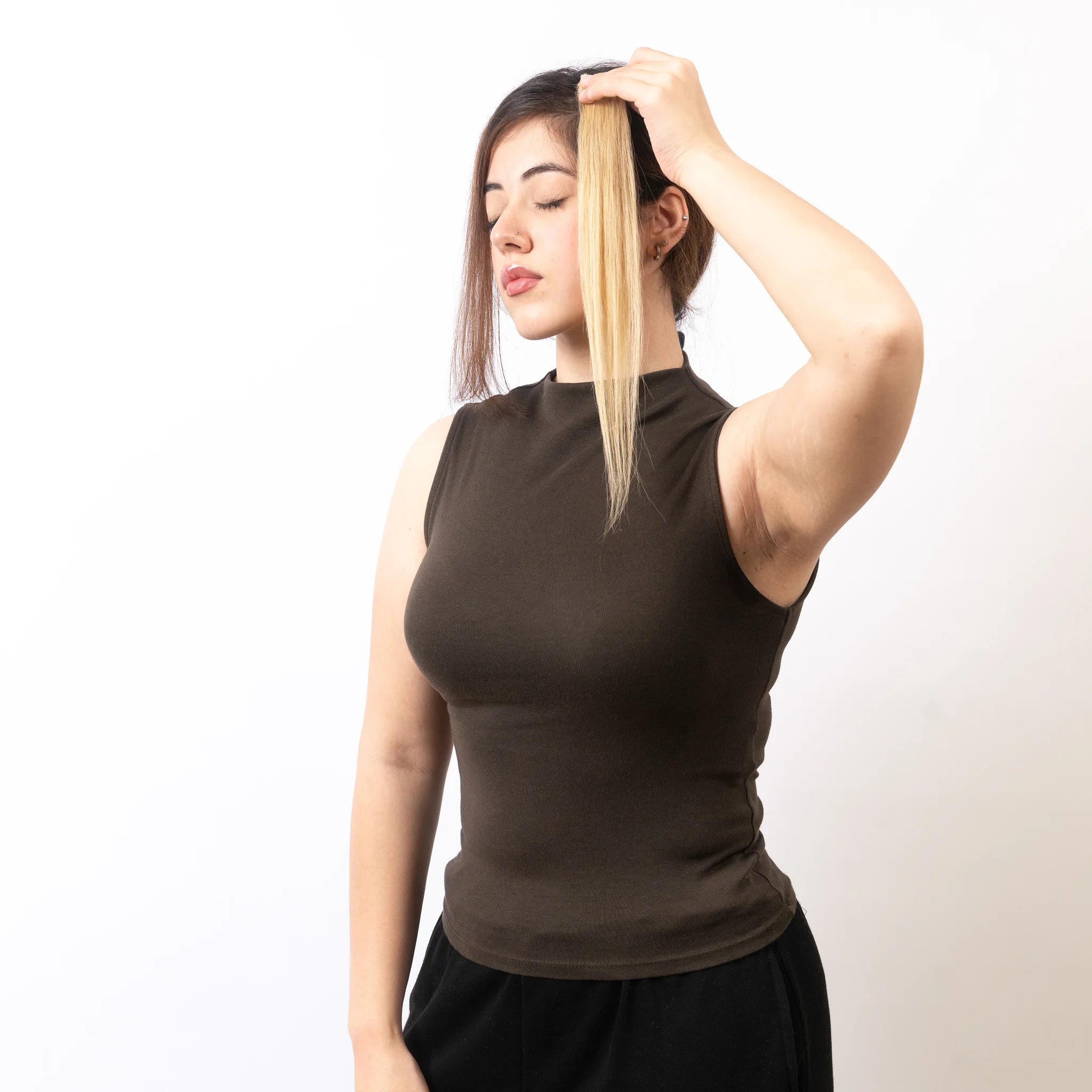 Blonde Coloured Streaks