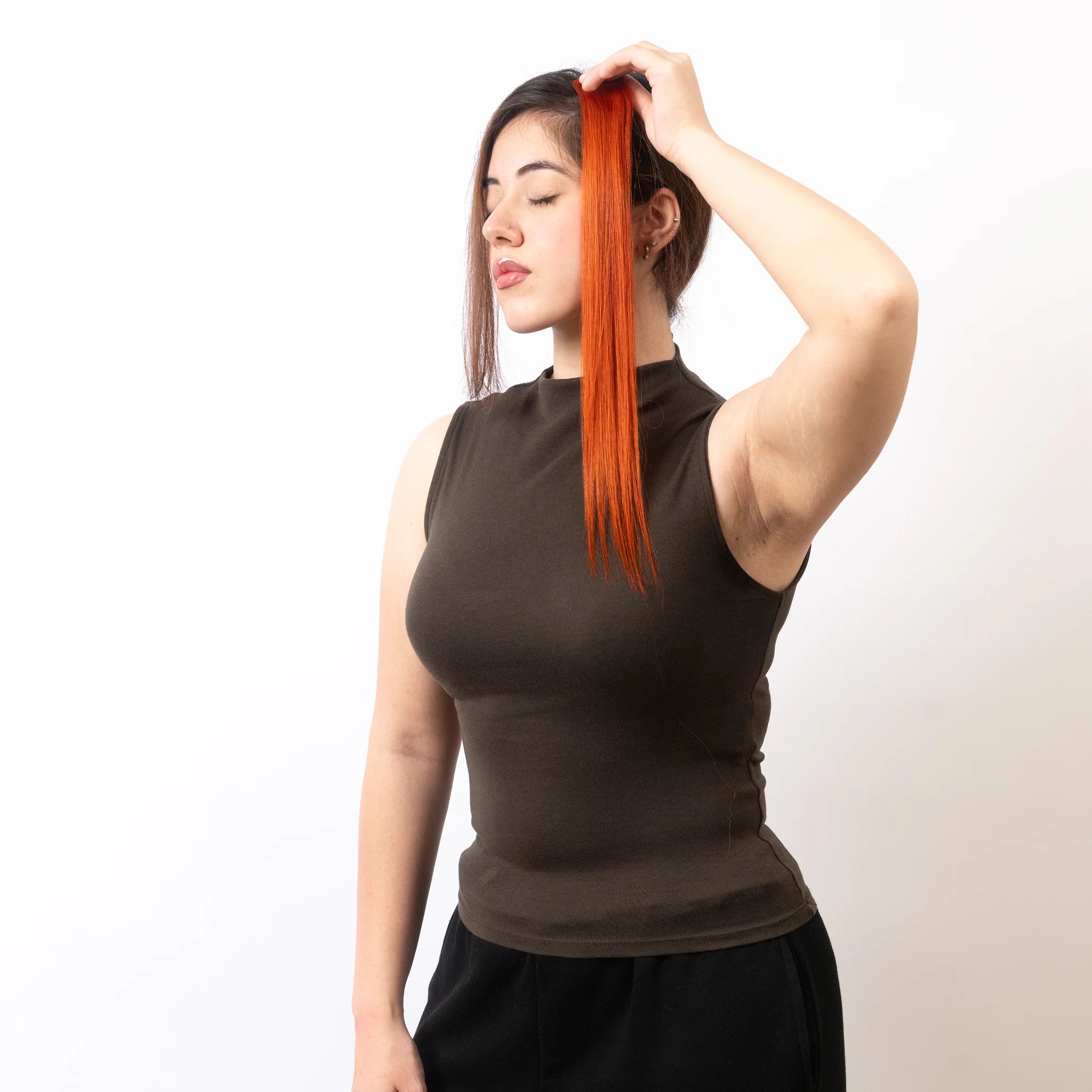 Orange Coloured Streaks