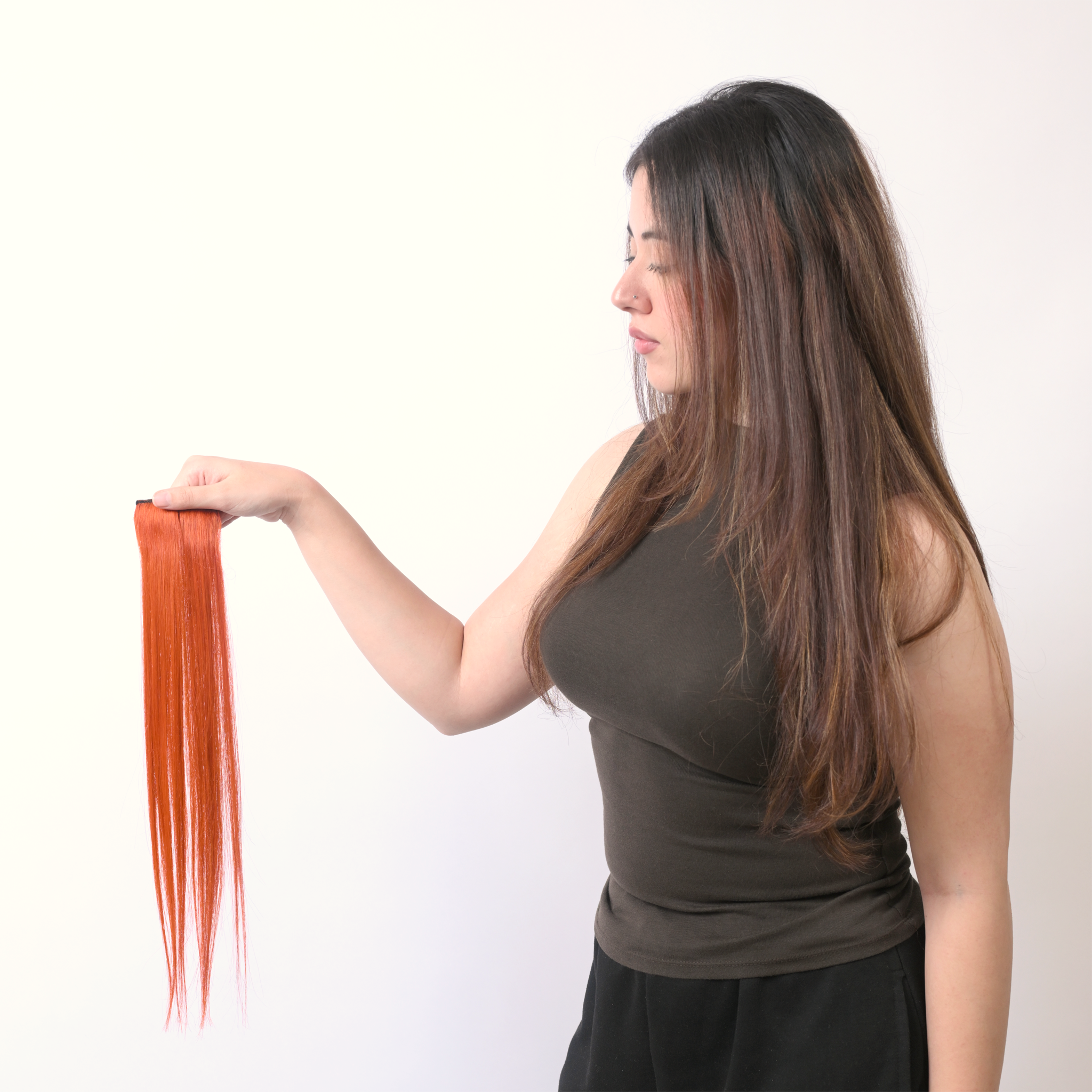 Orange Coloured Streaks