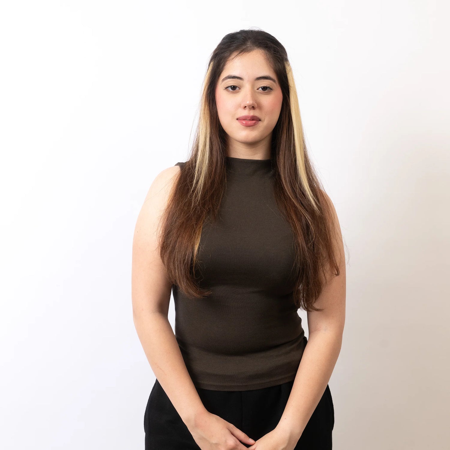 Blonde Coloured Streaks