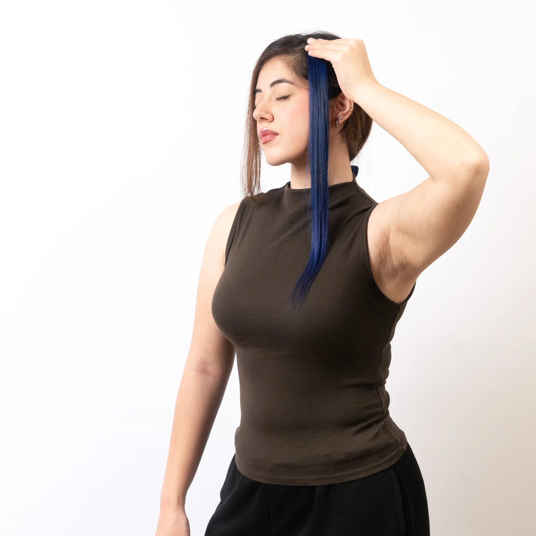 Blue Coloured Streaks