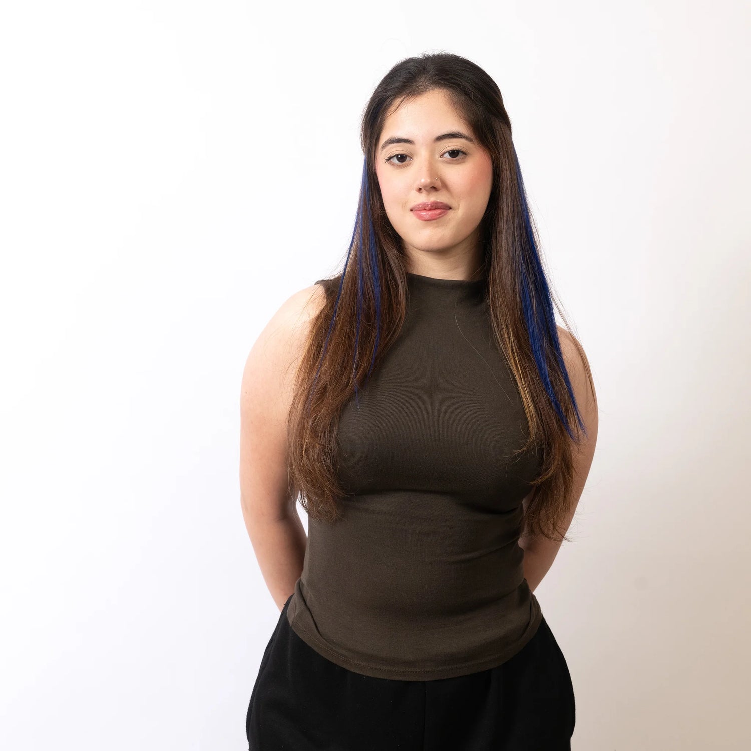 Blue Coloured Streaks