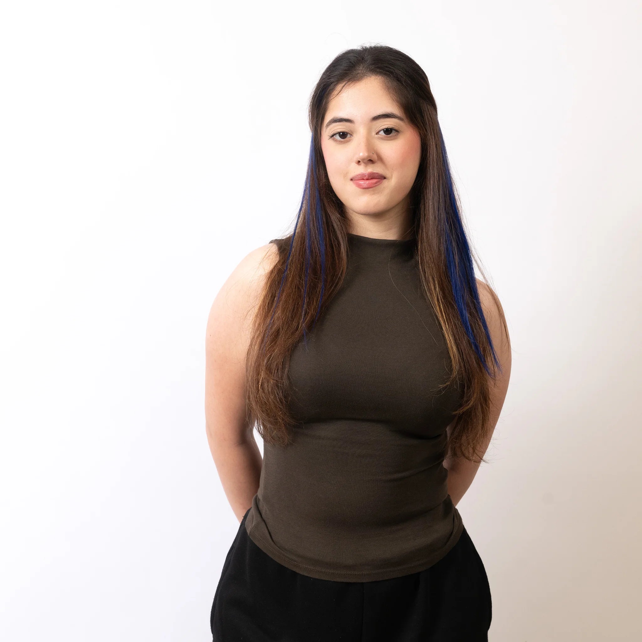 Blue Coloured Streaks