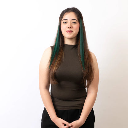 Green Coloured Streaks