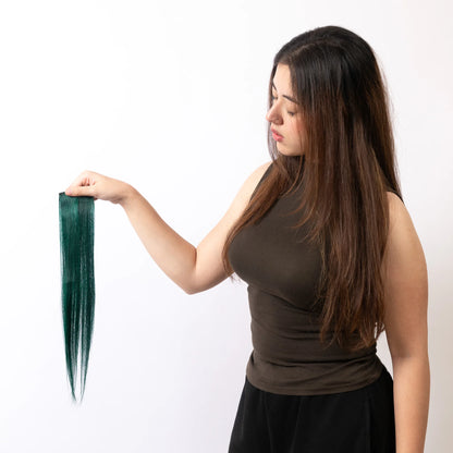 Green Coloured Streaks