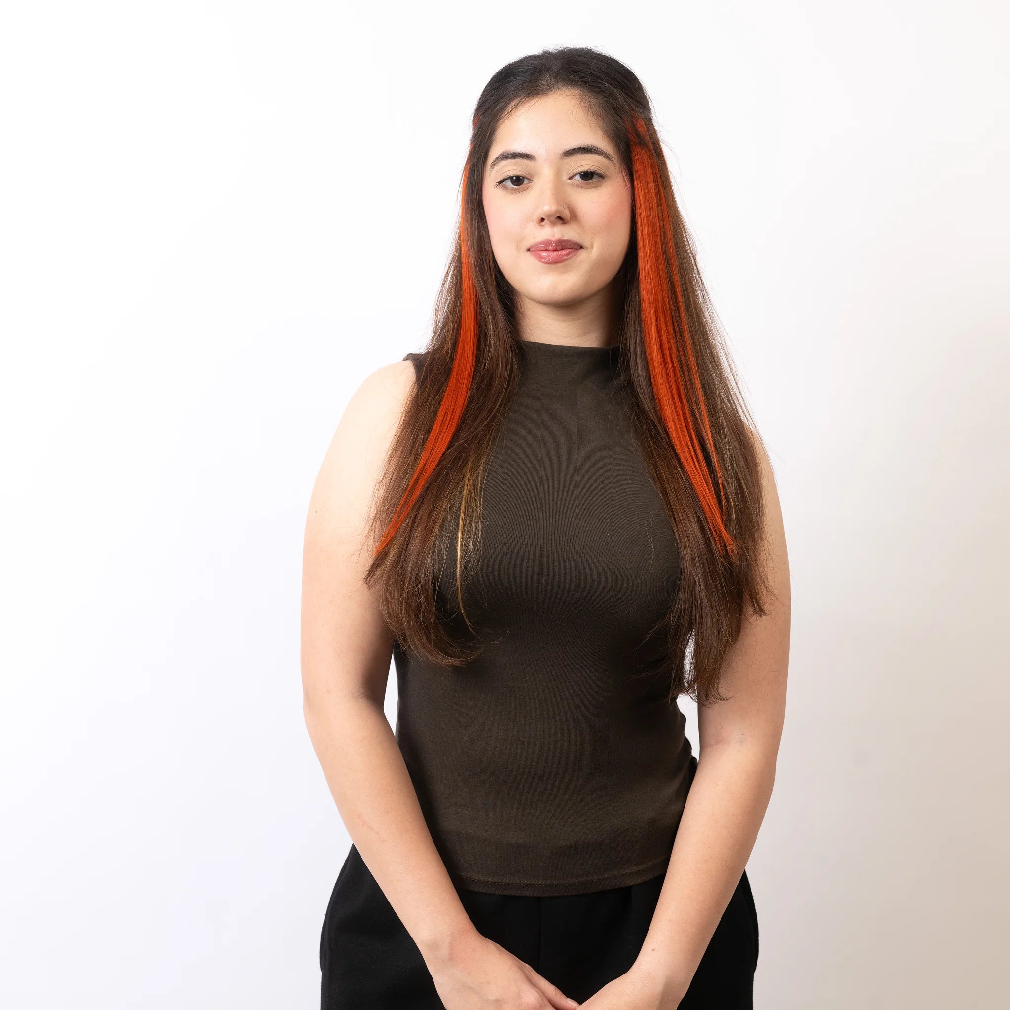 Orange Coloured Streaks