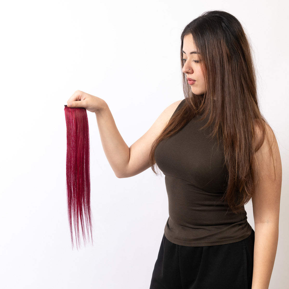 Purple Coloured Streaks